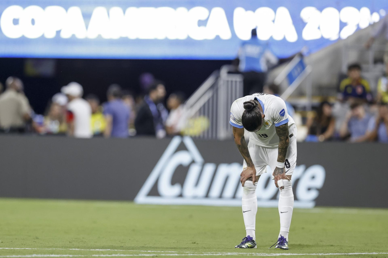 Darwin Núñez; Selección Uruguay. Foto: EFE.