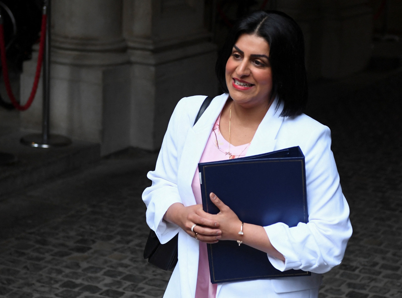 Shabana Mahmood, ministra de Justicia de Reino Unido. Foto: REUTERS.