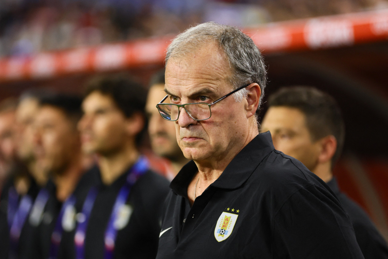 Marcelo Bielsa, director técnico. Foto: Reuters