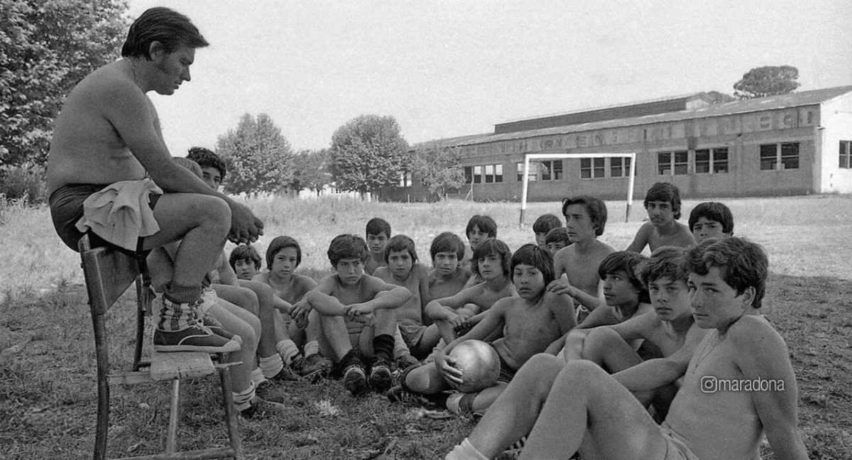 La foto que posteó @maradona en Instagram.