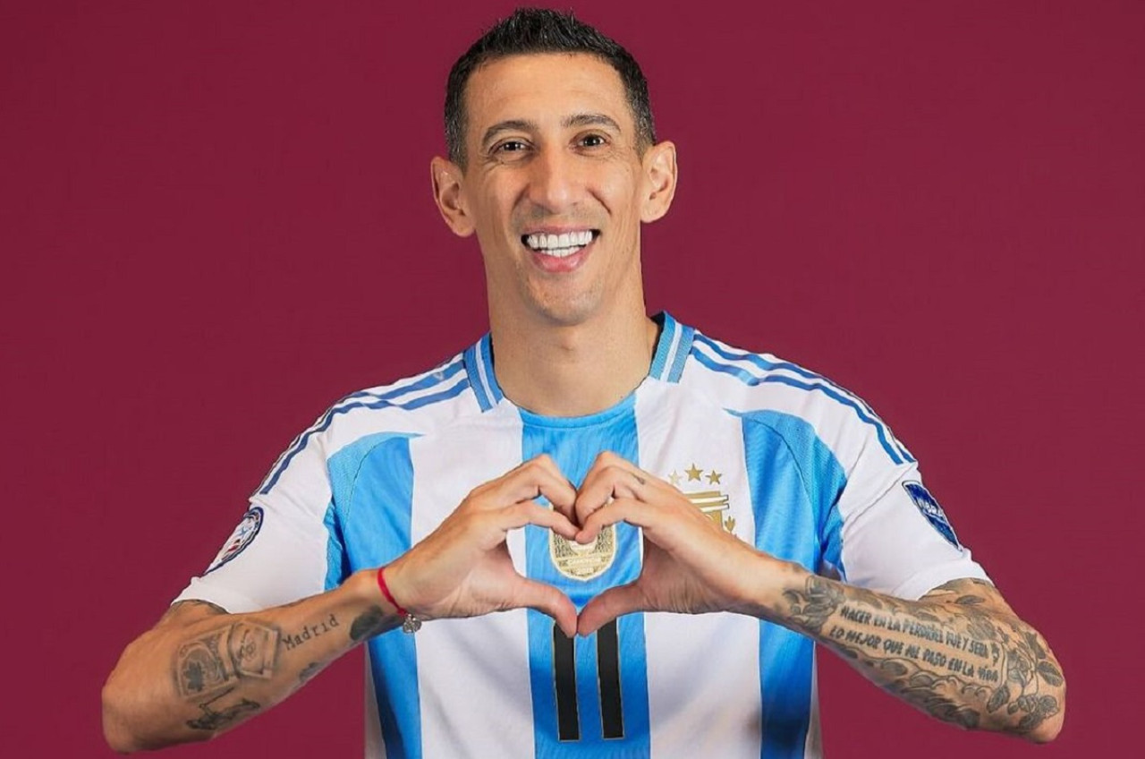 Ángel Di María. Foto: Instagram @angeldimariajm