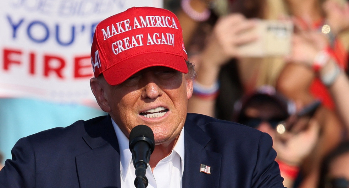 Acto de Donald Trump. Foto: Reuters