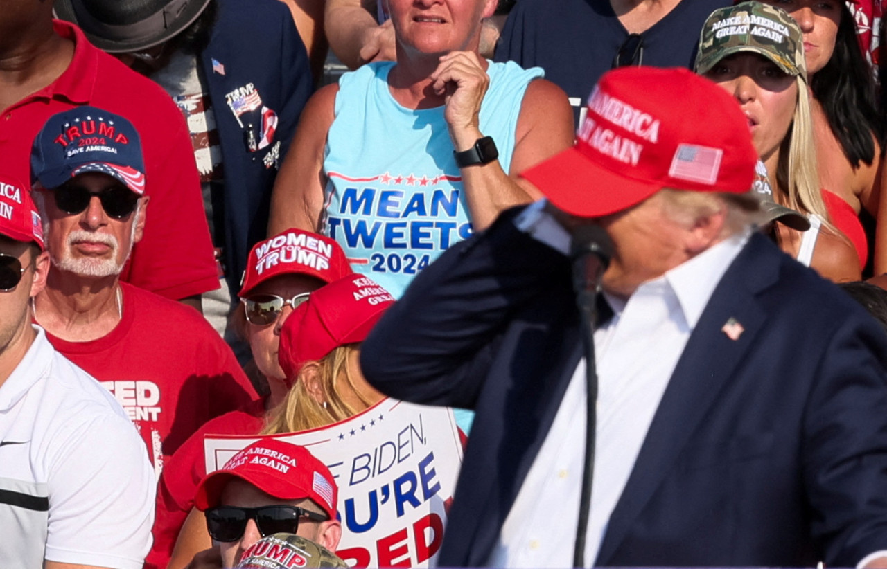 Atentado a Donald Trump. Foto: Reuters