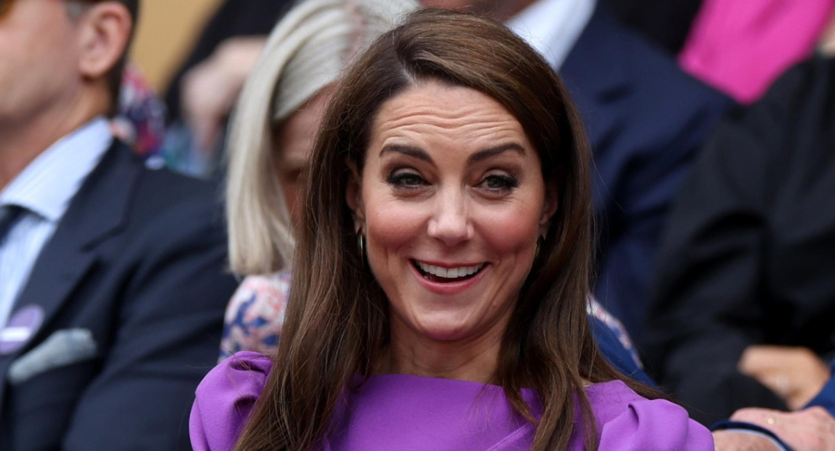 Kate Middleton en Wimbledon. Foto: EFE.