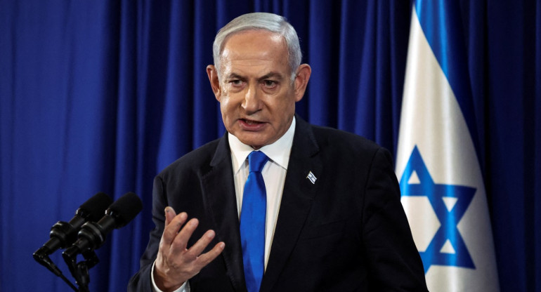 Benjamín Netanyahu, primer ministro de Israel. Foto: Reuters.