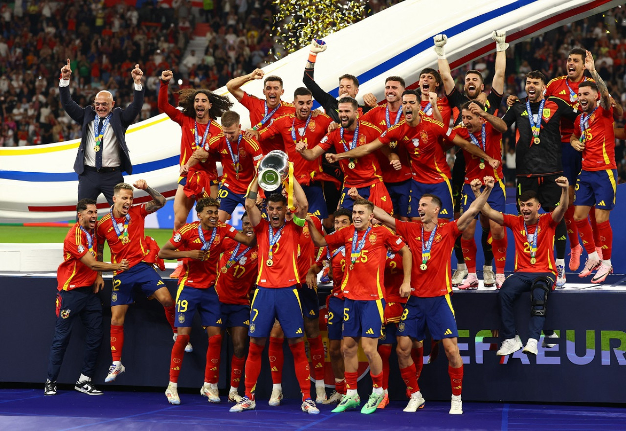 España campeón de la Eurocopa 2024. Foto: Reuters.