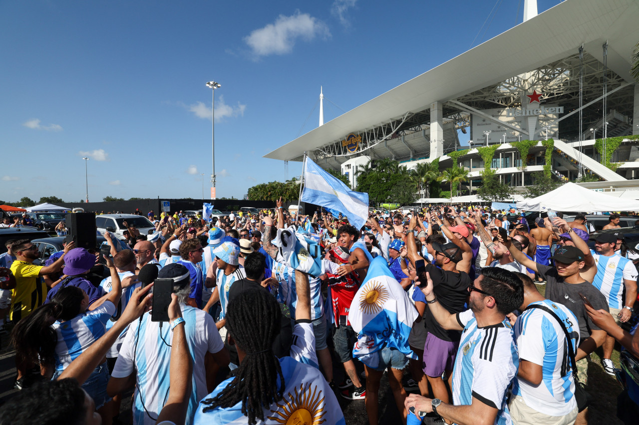 La previa de la final de la Copa América 2024. Foto: Reuters.