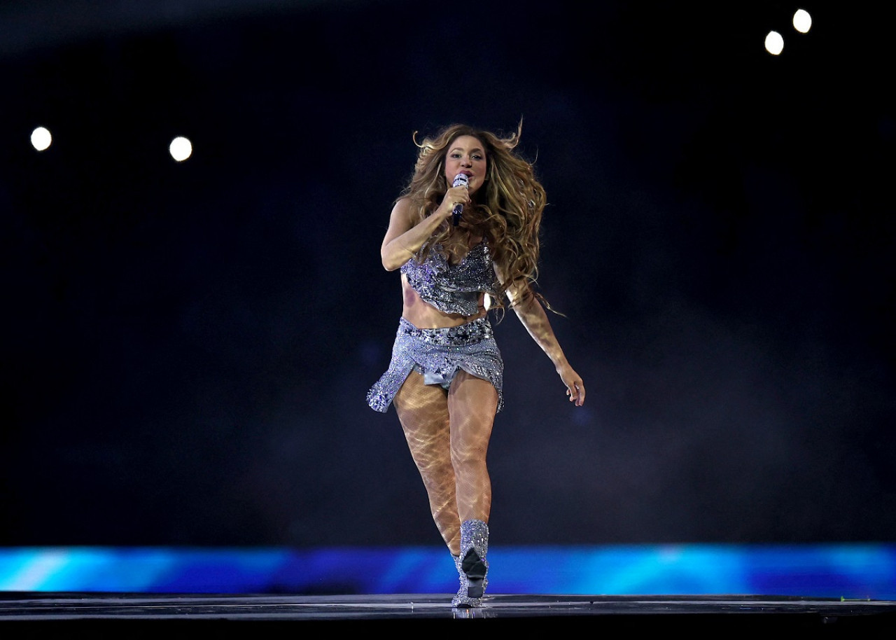 El show de Shakira en la final de la Copa América 2024. Foto: Reuters.