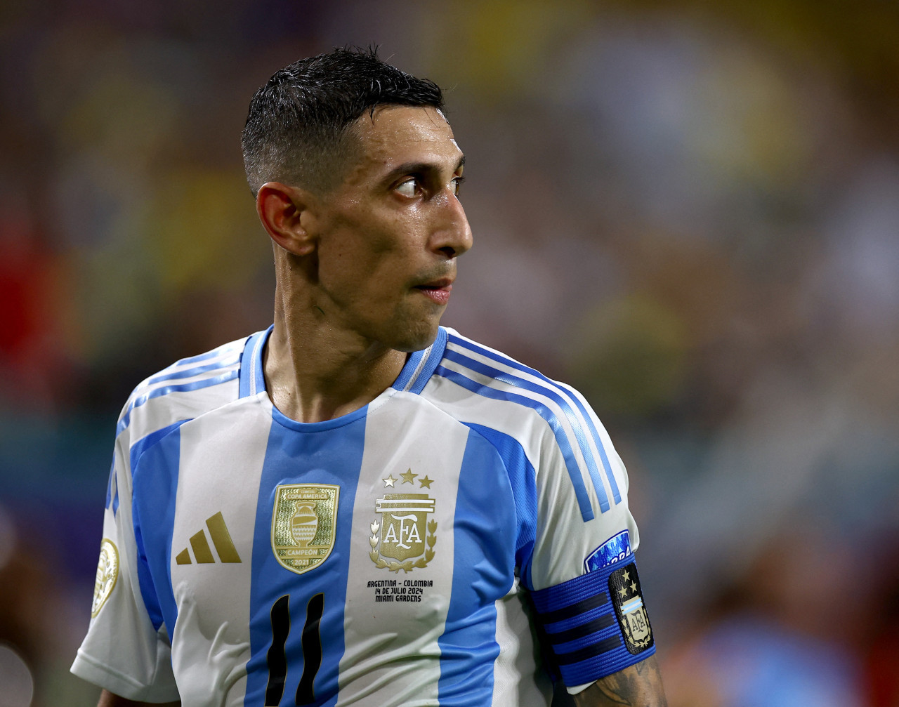 Ángel Di María, final Copa América 2024. Foto: Reuters