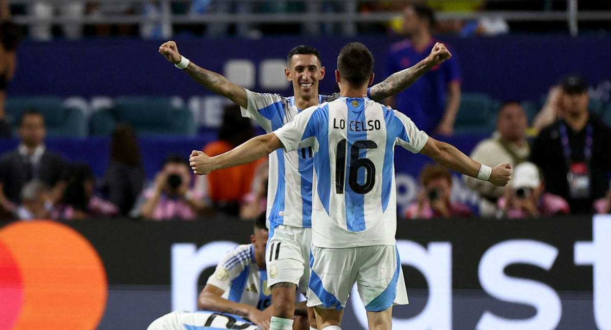 Ángel Di María, final Copa América 2024. Foto: Reuters