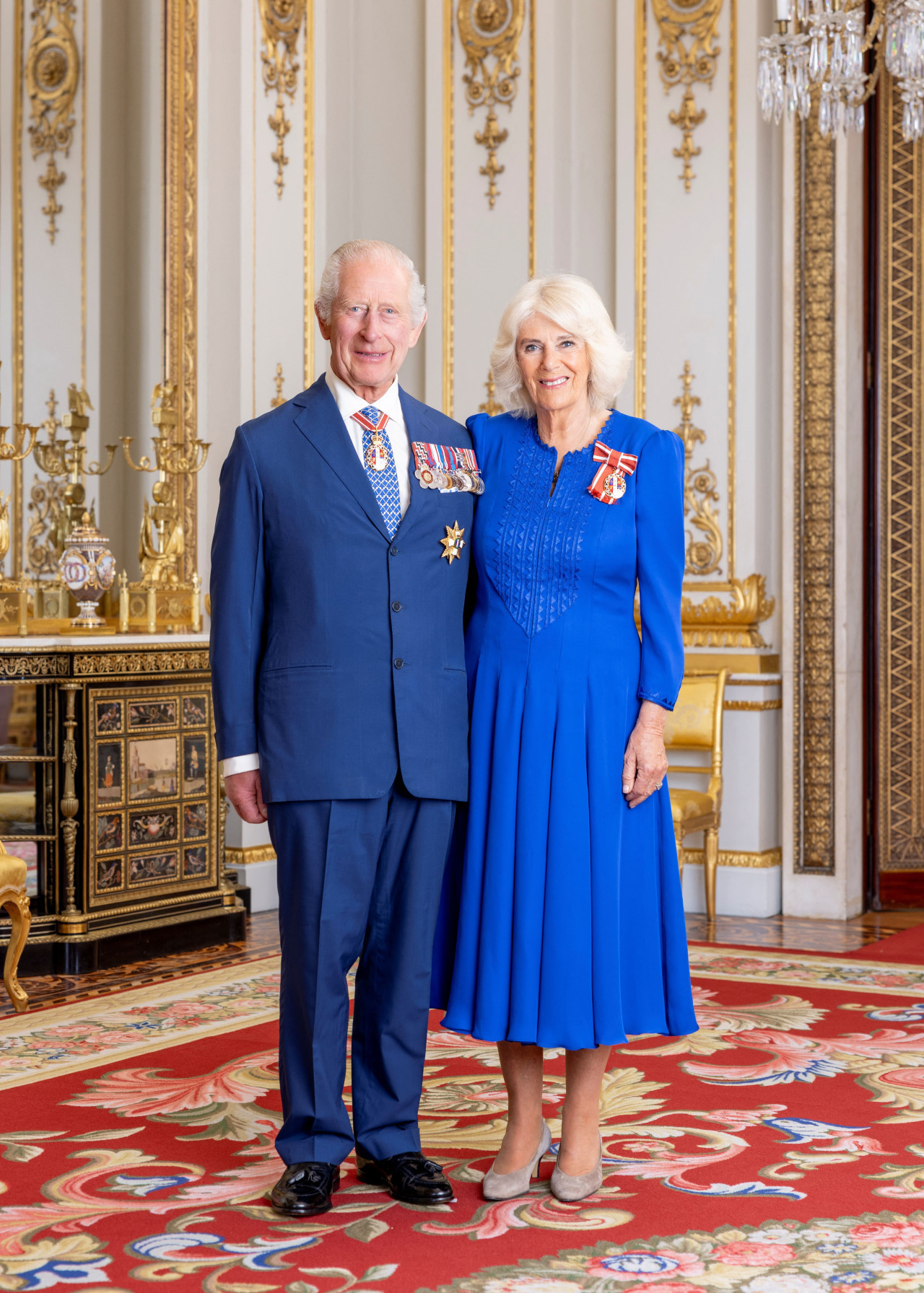 El rey Carlos y la reina Camila de Gran Bretaña. Foto: Reuters.