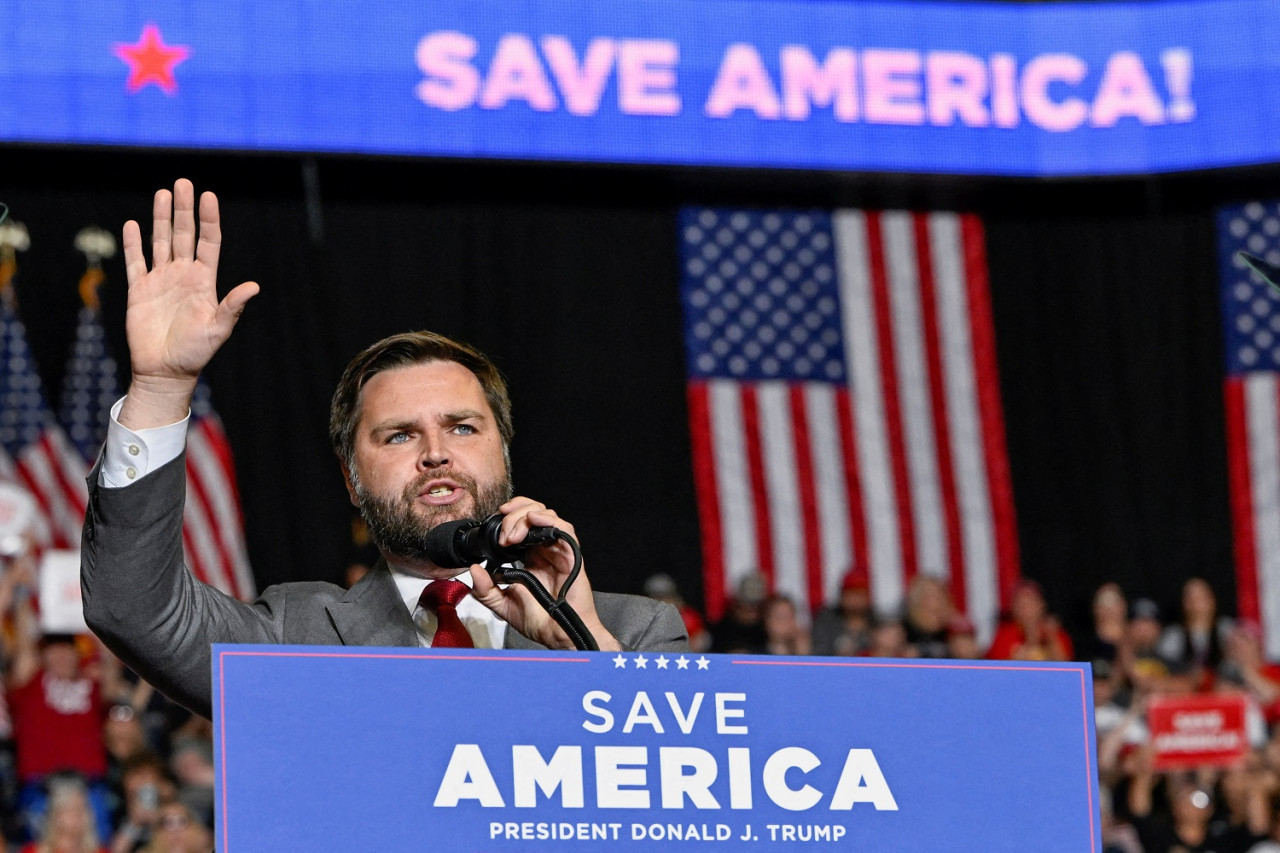 JD Vance, el elegido para ser vicepresidente de Donald Trump. Foto: Reuters