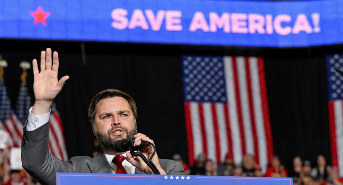 J. D. Vance, el candidato a vicepresidente de Donald Trump. Foto: Reuters.