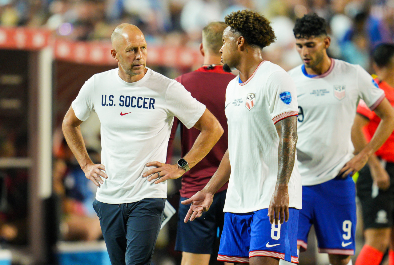 Gregg Berhalter en la Selección de Estados Unidos. Foto: REUTERS.