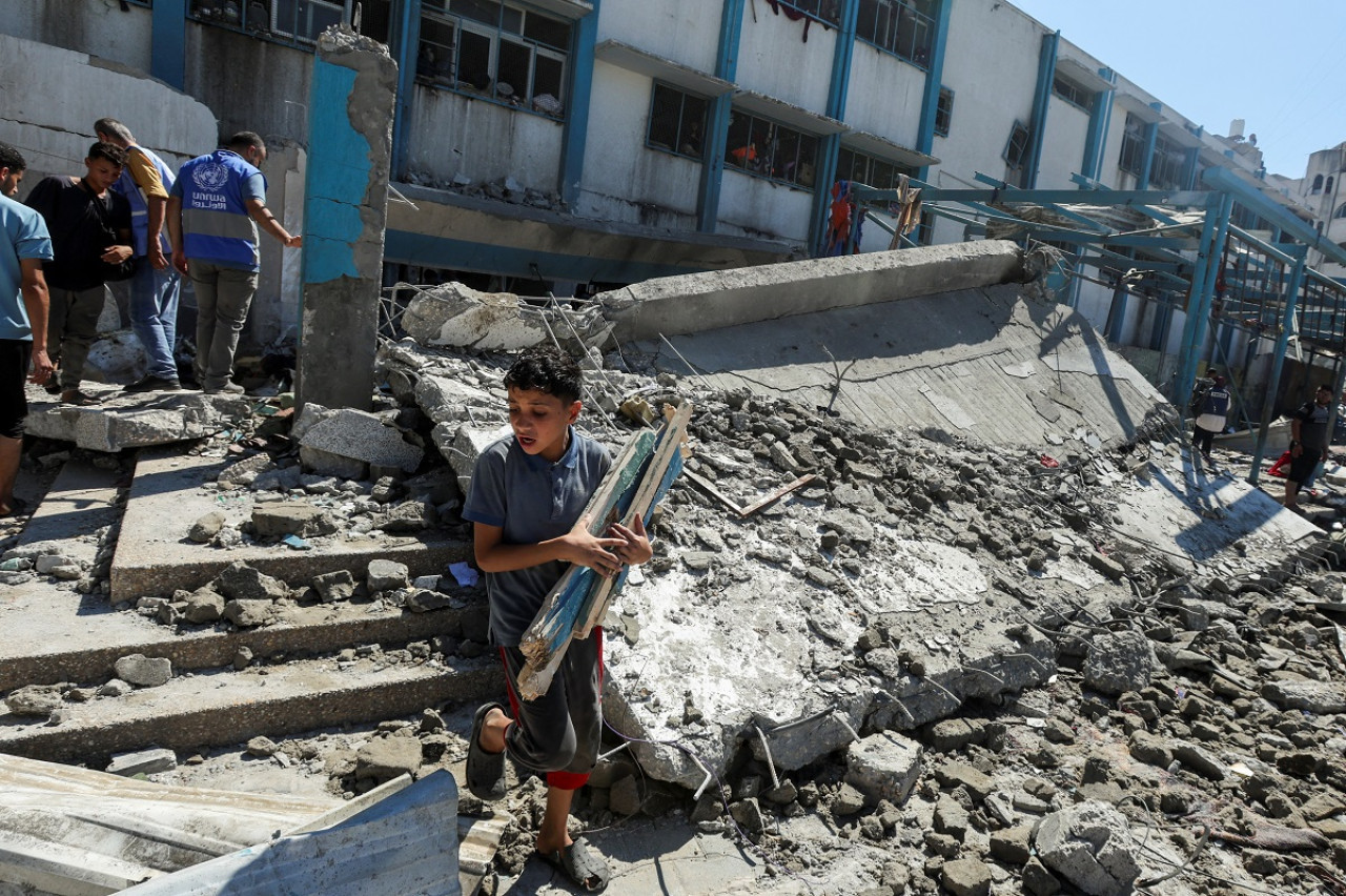 Ataques de Israel a zonas humanitarias de Gaza. Foto: Reuters.