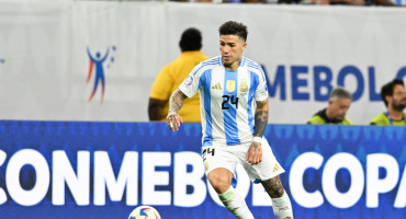 Enzo Fernández en la Selección argentina. Foto: REUTERS.