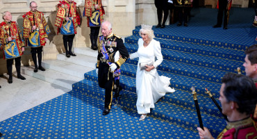 Rey Carlos III y Camila. Foto: Reuters.