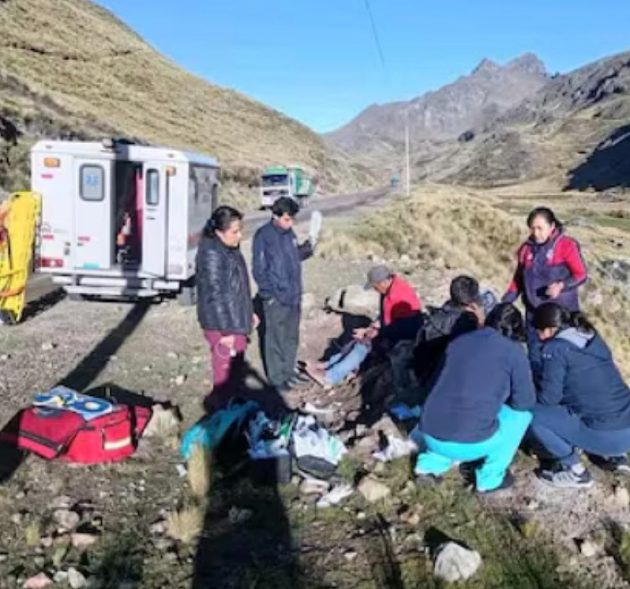 El accidente de Ayacucho, en Perú. Foto: X.