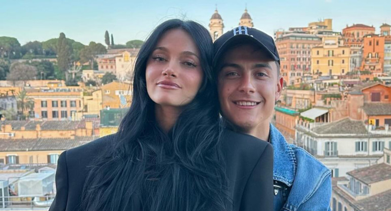 Oriana Sabatini y Paulo Dybala. Foto: Instagram.