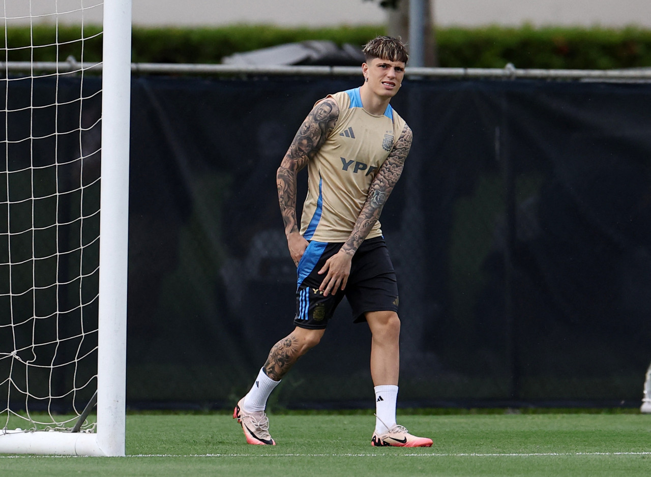 Alejandro Garnacho, Selección Argentina. Foto: Reuters