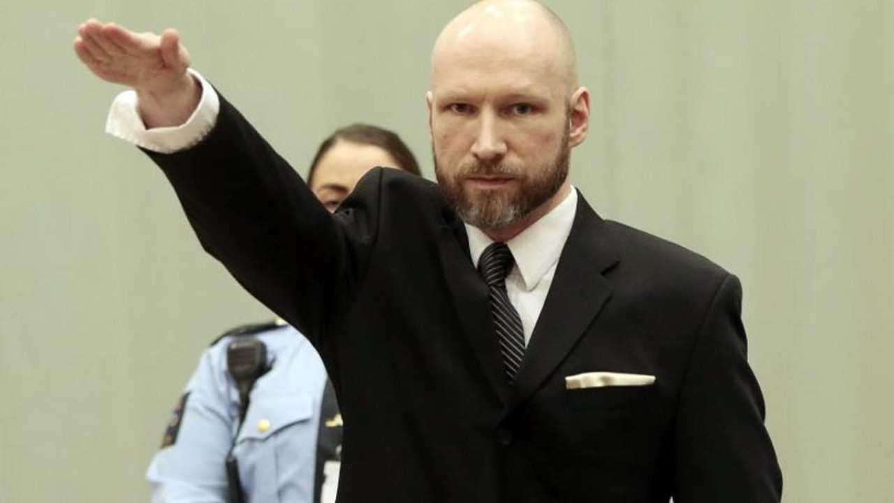 Anders Breivik, el neonazi noruego terrorista de Utoya y Oslo. Foto X.