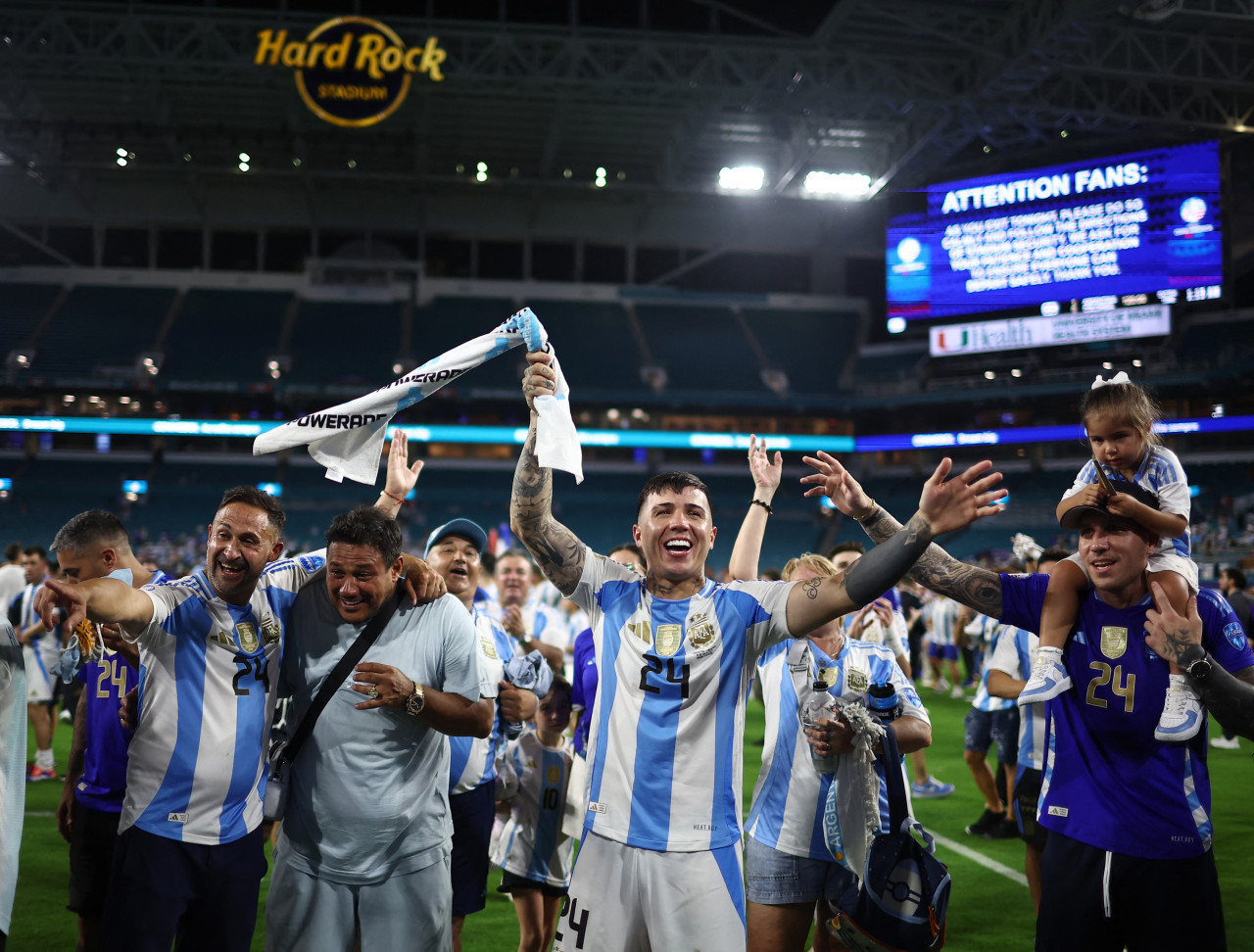 Enzo Fernández, Selección Argentina. Foto: Reuters