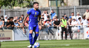 Nicolás Otamendi, Selección Argentina Sub 23. Foto: X @Argentina