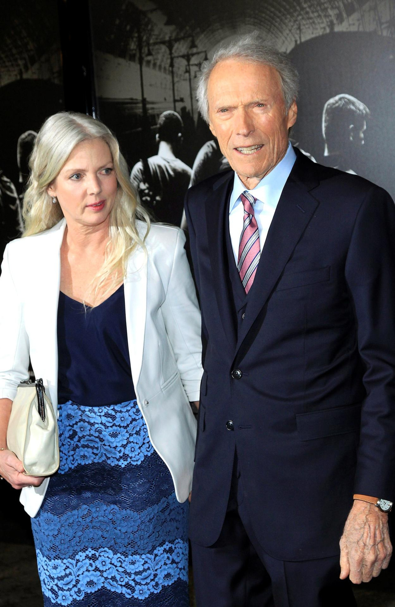 Christina Sandera y Clint Eastwood. Foto: EFE