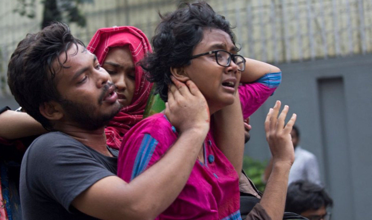 Las protestas en Bangladesh ya dejaron más de 115 muertos y miles de heridos. Foto: X.