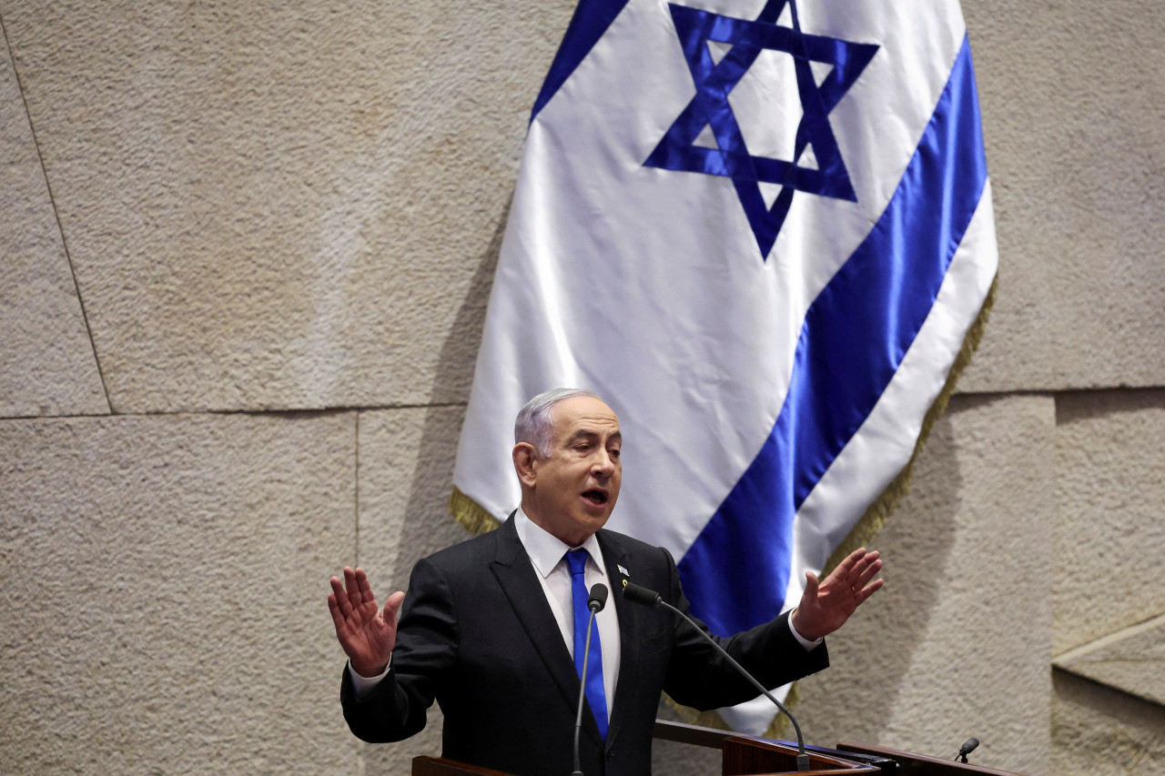 Benjamín Netanyahu, primer ministro de Israel. Foto: Reuters