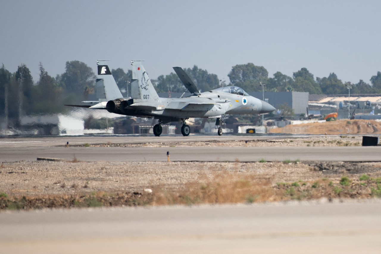 Avion F-15 de Israel. Foto: Reuters