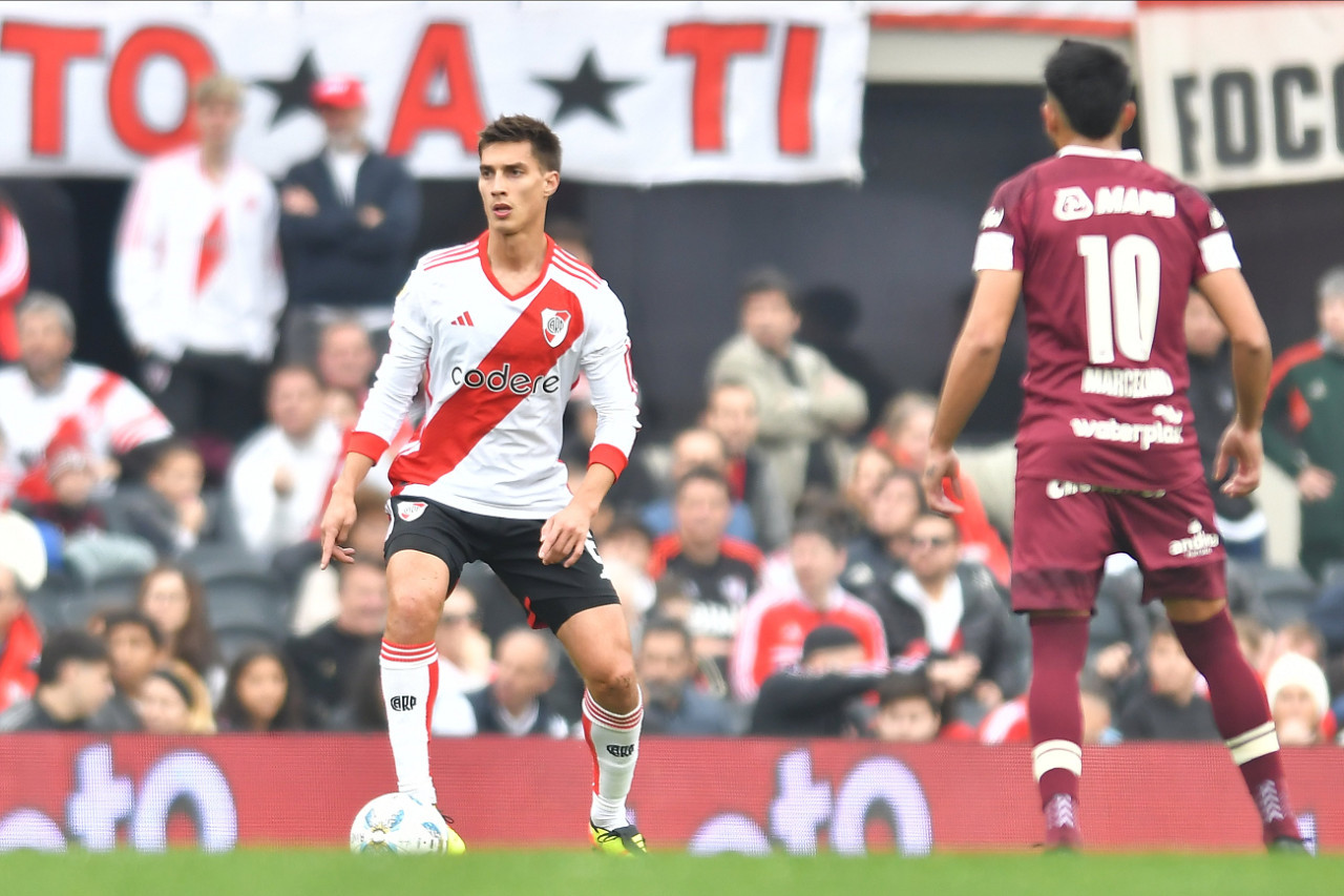 River vs Lanús. Foto: X @RiverPlate