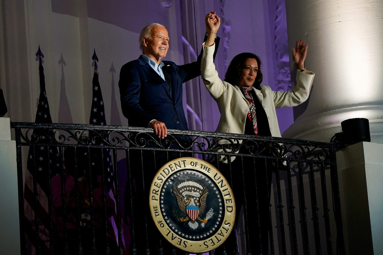 Kamala Harris y Joe Biden. Foto: Reuters