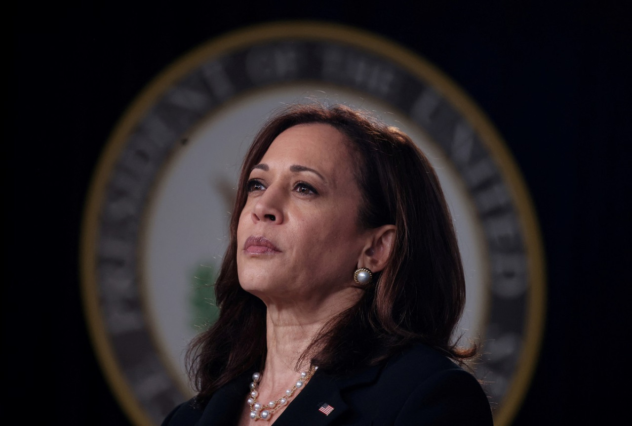 Kamala Harris, vicepresidente de Estados Unidos. Foto: Reuters.