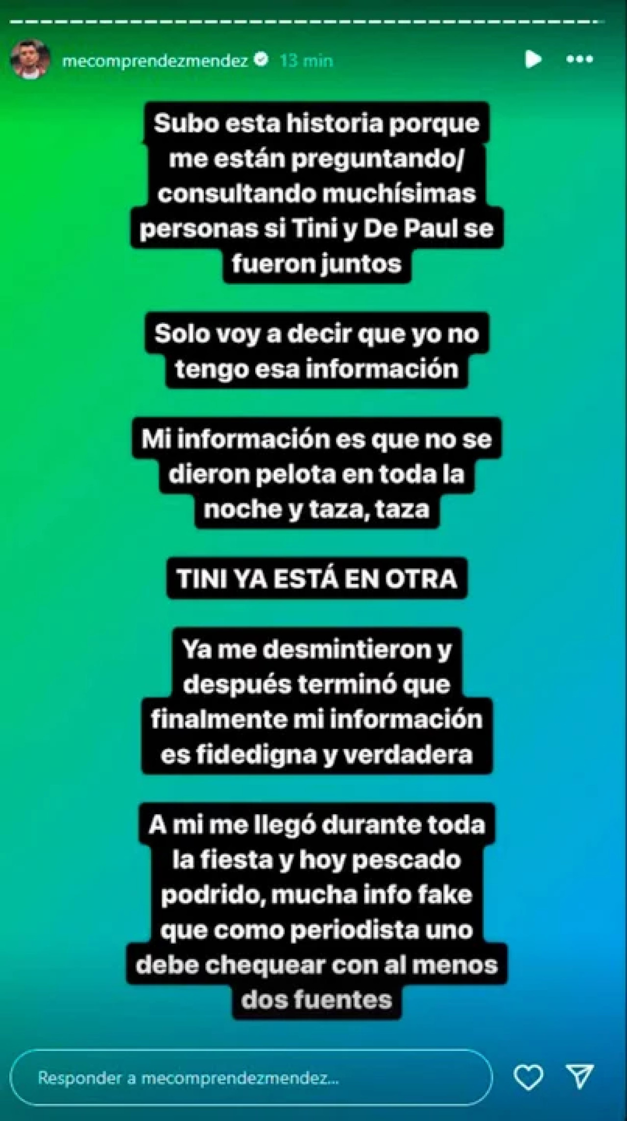 Más información sobre Tini y De Paul en el casamiento de Oriana y Paulo. Foto: Instagram.