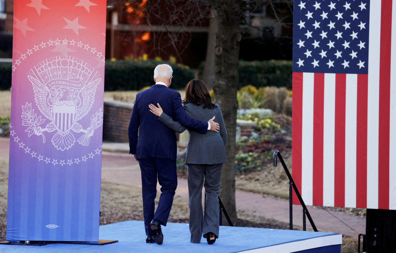 Joe Biden y Kamala Harris. Foto: Reuters.