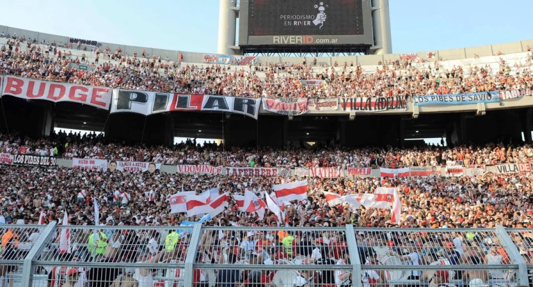 Tribuna Sivori; Estadio Monumental. Foto: NA.