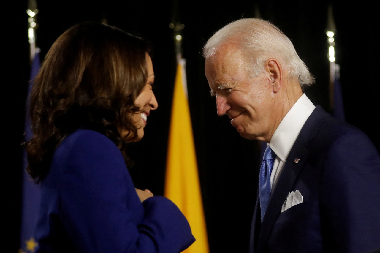 Joe Biden y Kamala Harris. Foto: Reuters.