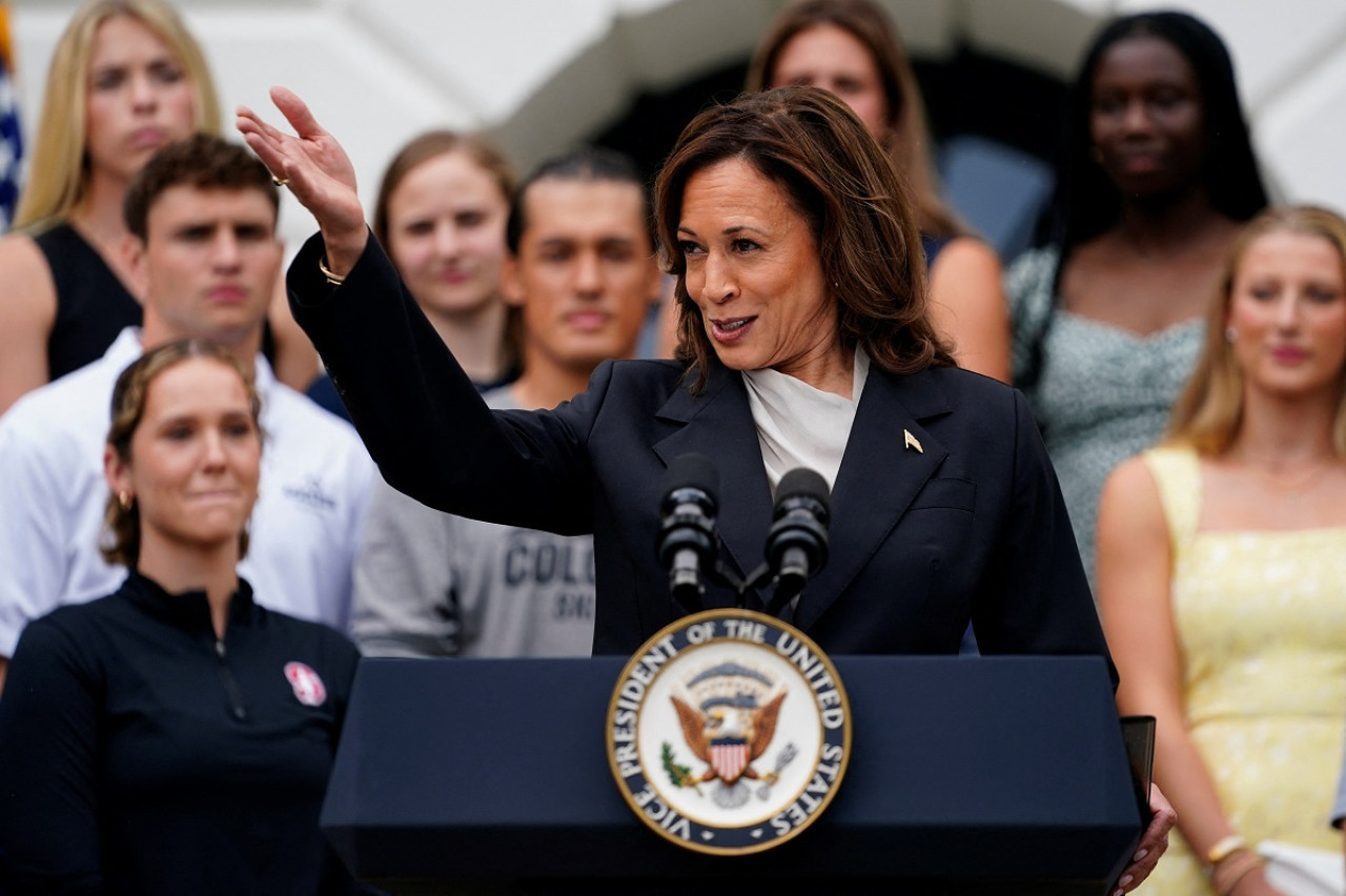 Kamala Harris, vicepresidente de Estados Unidos. Foto: Reuters.