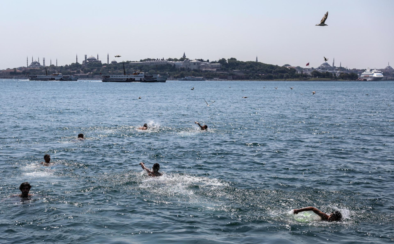 Ola de calor en Turquía. Foto: EFE.