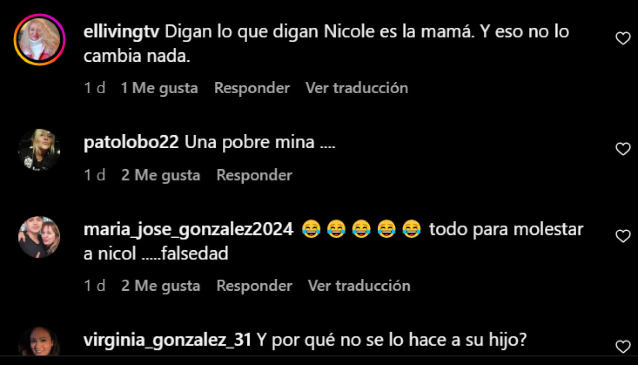 Mica Viciconte fue repudiada en redes por la broma a las hijas de Nicole Neumann. Foto: Instagram.