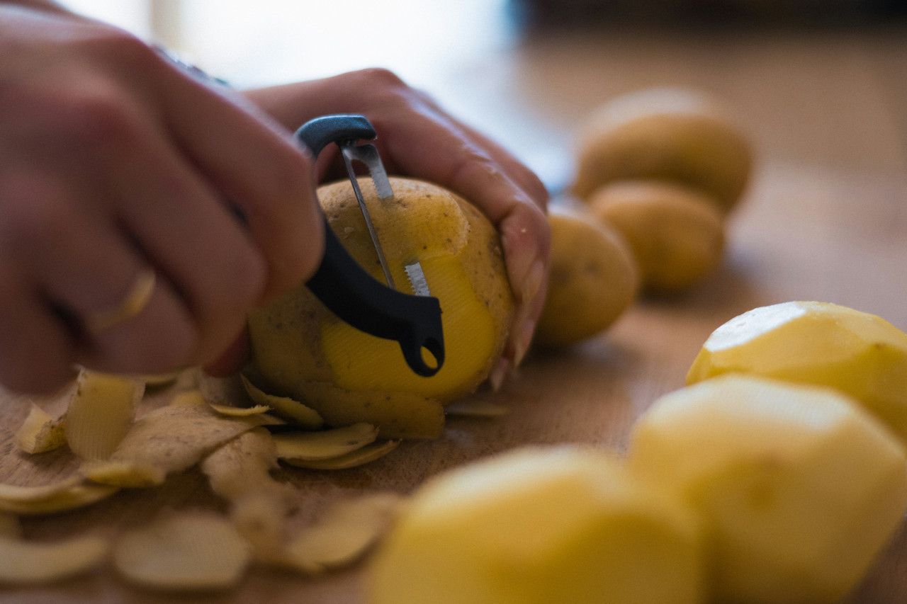 Cáscara de papa. Foto: Unsplash