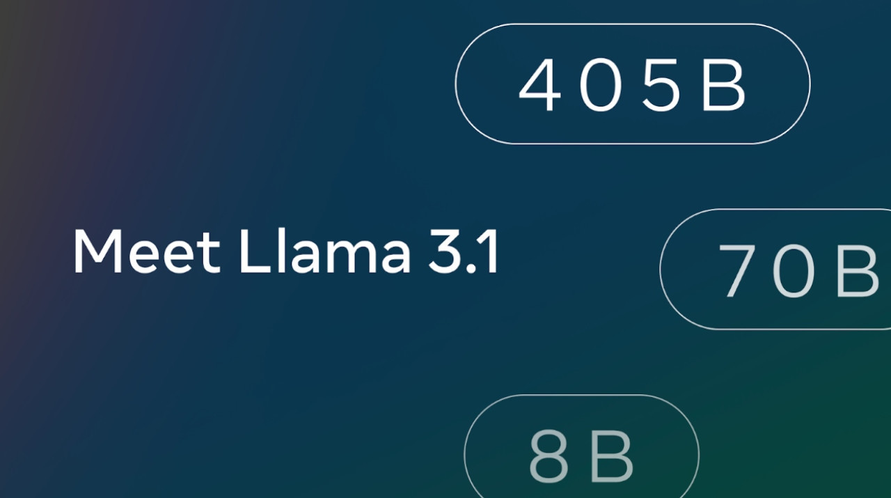 Llama 3.1, el nuevo lanzamiento de Meta. Fuente: Meta.