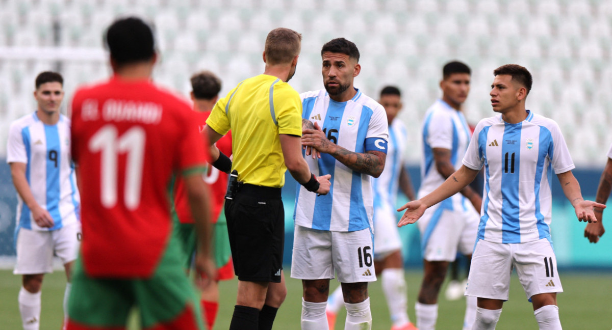 Argentina vs Marruecos; Juegos Olímpicos de París 2024. Foto. Reuters.