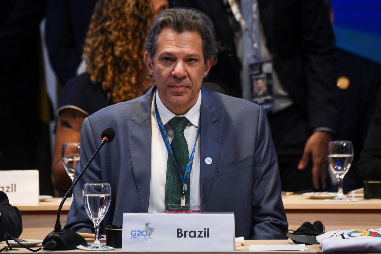 Fernando Haddad en el G20 de Río de Janeiro. Foto: REUTERS.