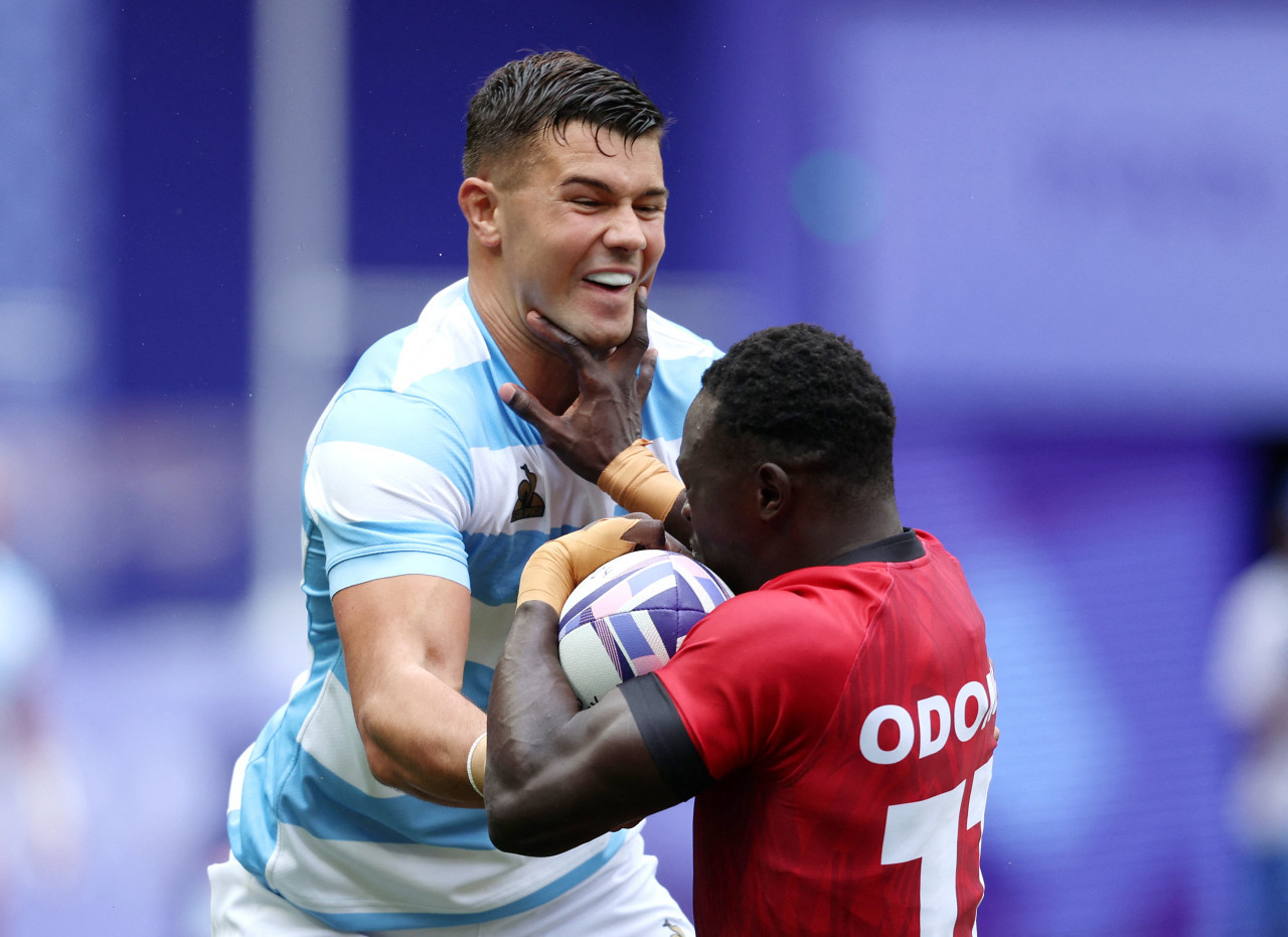 Los Pumas 7s en los Juegos Olímpicos de París 2024. Foto: REUTERS.