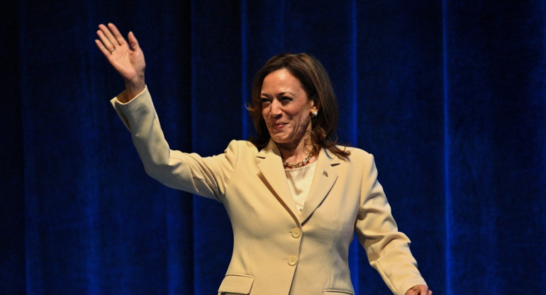 Kamala Harris, vicepresidente de Estados Unidos. Foto: Reuters.