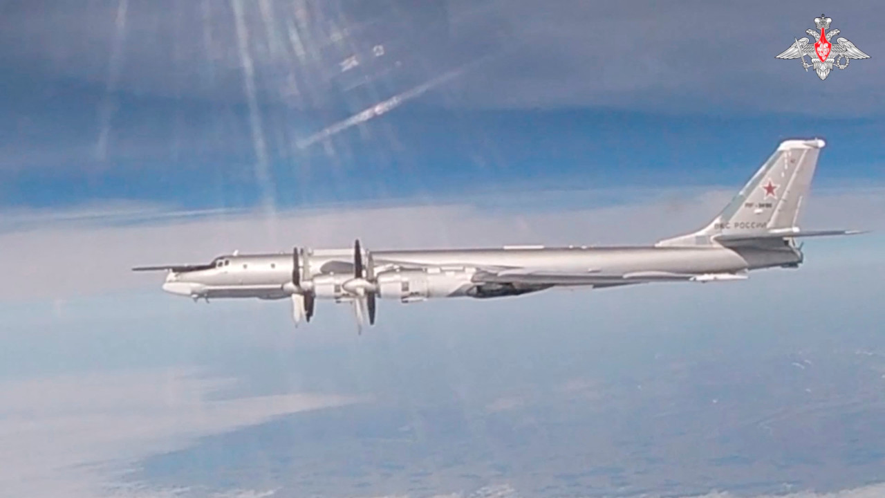 Avión militar ruso TU-95. Foto: Reuters