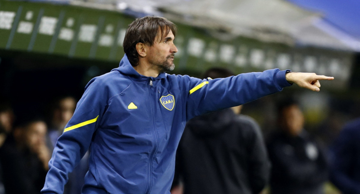 Diego Martínez, entrenador de Boca Juniors. Foto: Reuters