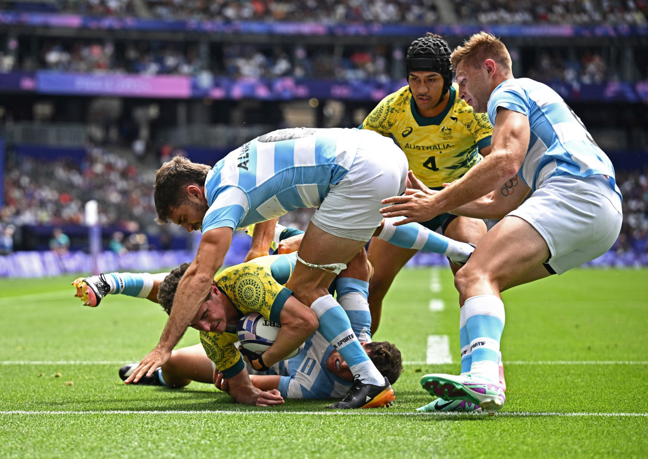 Los Pumas 7s cayeron ante Australia. Foto: Reuters.